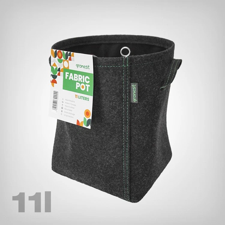 Gronest Stofftopf 11 Liter Textiltopf, 11 L Pot Blumentopf Pouch Pflanzsack