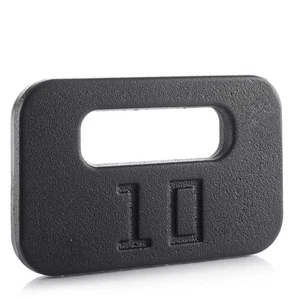 Cast Iron Ruck Weight Weighted Plate with Handle - 10 LB - Picture 1 of 1