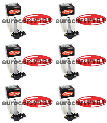 Set of (6) Mercedes-Benz C280 Delphi Ignition Coils GN10235-11B1 2729060060 - Image 1 of 2