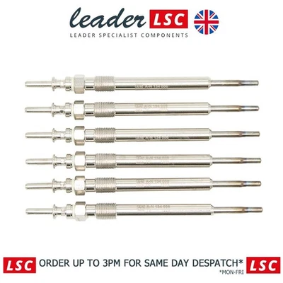 Set of 6 Glow Plugs BMW X5 Series 2008 to 2023 F15 F85 F95 12230035934 NEW - image 1 of 4