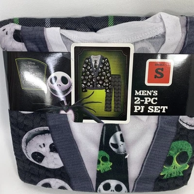 Кошмар перед Рождеством уродливый пижамы 2 изделия комплект мужской PJs размер S новый - Изображение 1 из 4