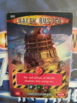 Doctor Who BATTLES IN TIME EXTERMINATOR Ultra Rare Card 085 Dalek Buster 85 - Image 1 of 4