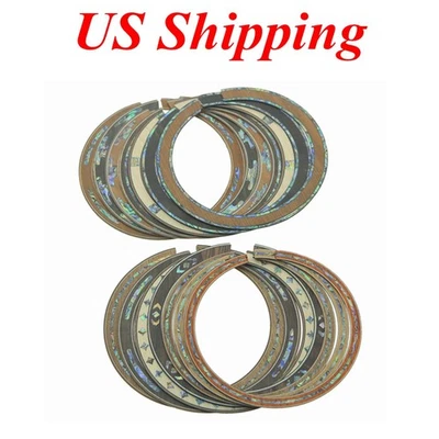 Roseta de orificio de sonido de calidad para guitarra acústica KAISH 110 mm con incrustación de carcasa de abulón Foto 1 de 3