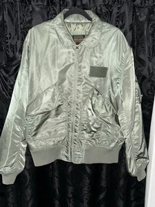 Chaqueta de vuelo Gibson & Barnes Piolt 1989 grande para hombre - Imagen 1 de 7