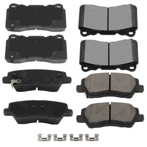 For 2016 CADILLAC CTS BASE/PREMIUM/LUXURY AND WITH RWD Front Rear Brake Pads Kit - Picture 1 of 9
