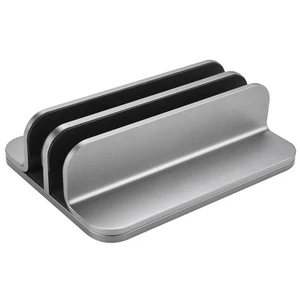 Double-port Vertical Bracket Laptop Stand Almiunam Riser for Desk Computer - Afbeelding 1 van 12