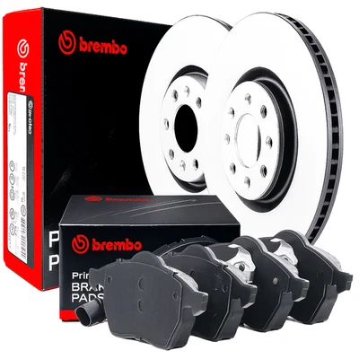 Kit Dischi E Pastiglie Freno Anteriori Brembo Nissan Micra V K14 dal 12.2016 - Imagen 1 de 4