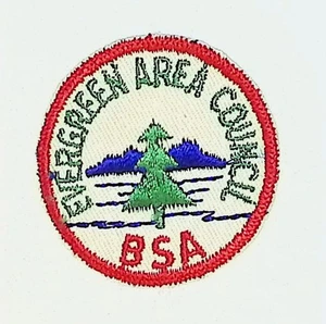 Evergreen Council 2 Inch Round Patch RED Bdr (PK1322) - Picture 1 of 2