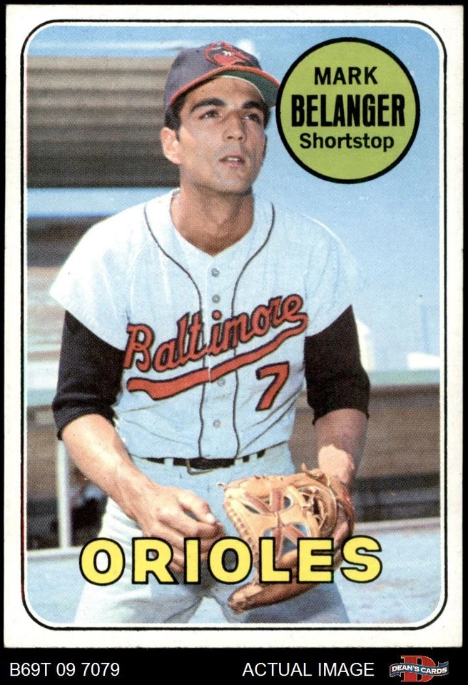 1969 Topps #299 Mark Belanger Orioles 7 - NM - Image 1 of 1