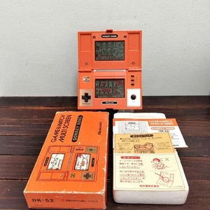 Nintendo Game & Watch Donkey Kong DK-52 Multischermo 1982 Vintage Portatile - Foto 1 di 9