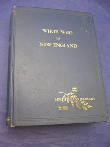 Book - Who's Who in New England - Fortieth Anniversary - Volume 4 - Picture 1 of 7