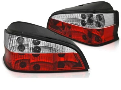 Para PEUGEOT 106 1996-1998 1999 2000 2001 2002 2003 Pilotos Traseros Rojo Blanco - Image 1 of 2