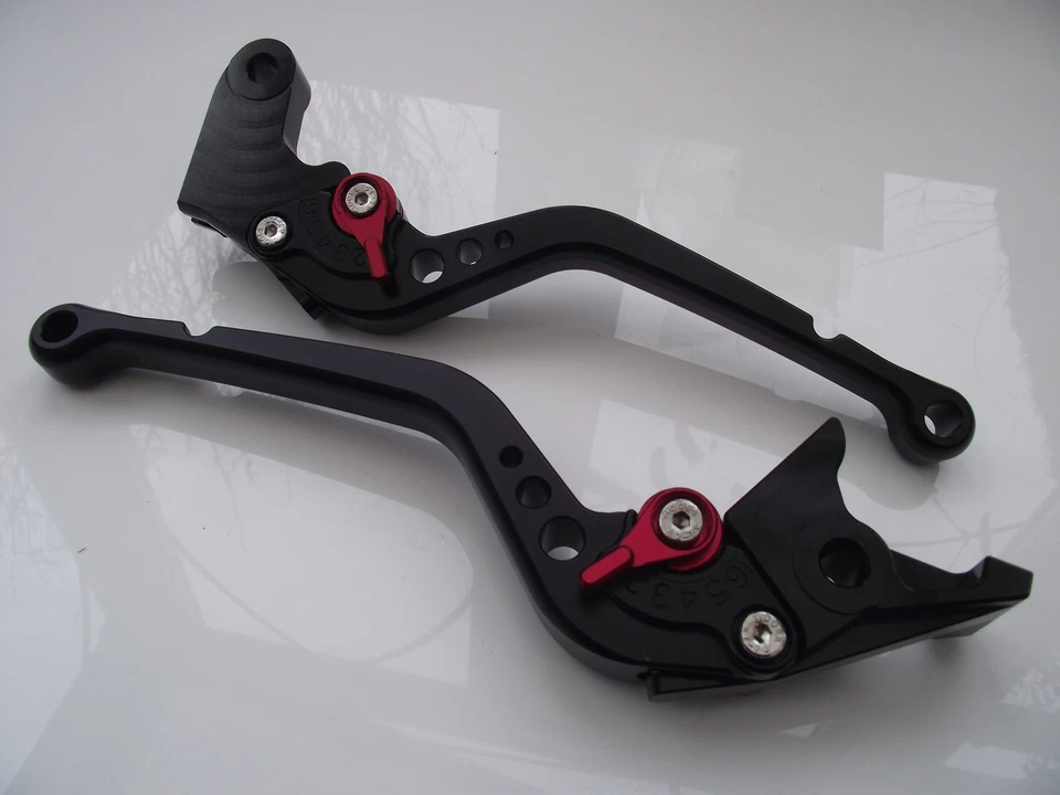 BMW R1200R (06-14), CNC levers long black/red adjusters, B1/B2 - Image 1 of 1