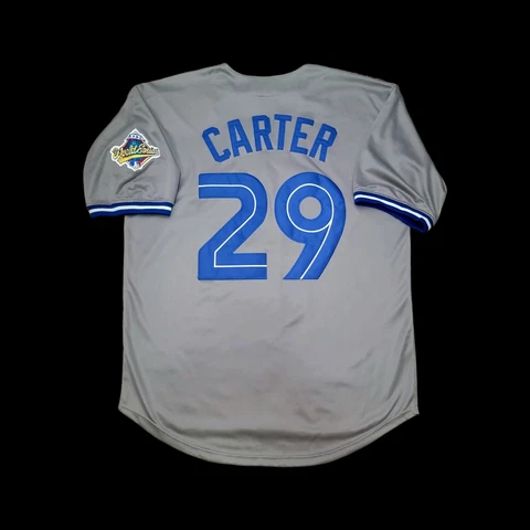 Joe Carter Jersey Toronto Blue Jays 1992  World Series Throwback Stitched NEW Cover