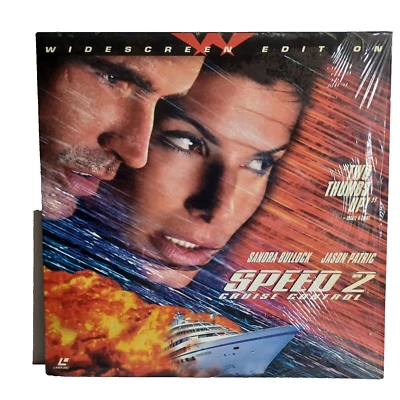Speed 2 Cruise Control Laserdisc Sandra Bullock 1997 CLV WS EP - Image 1 of 3