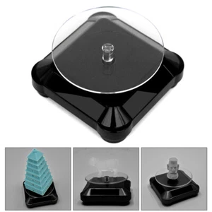 Solar 360° Electric Rotating Turntable Display Stand Holder Fr Photography Video - Picture 1 of 10