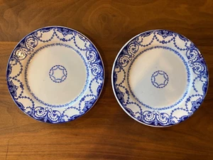 Bouquet Burley & Co Blau & Weiß Transferware Dessertteller Top Zustand - Bild 1 von 3