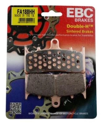 Pastillas de freno delanteras sinterizadas dobles H para Suzuki GSF 1200 Bandit 2001-2002 EBC FA188HH  Foto 1 de 4