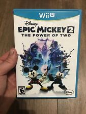 Epic Mickey 2: The Power of Two (Wii U, 2012) CIB W/ Manual - FREE SHIPPING