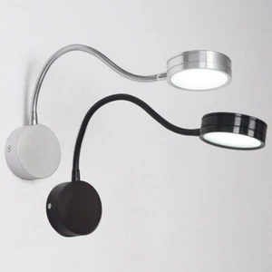 LED Wall Light Gooseneck Mount Sconce Bedside Reading Lighting Flexible Lamp - Picture 1 of 11