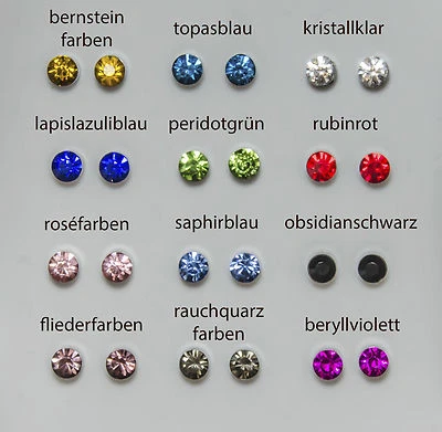 coole Magnet Ohrstecker Ohrring Fake Piercing Plug Ohr Nase Unisex 3/4/5/6/7 mm - Bild 1 von 4