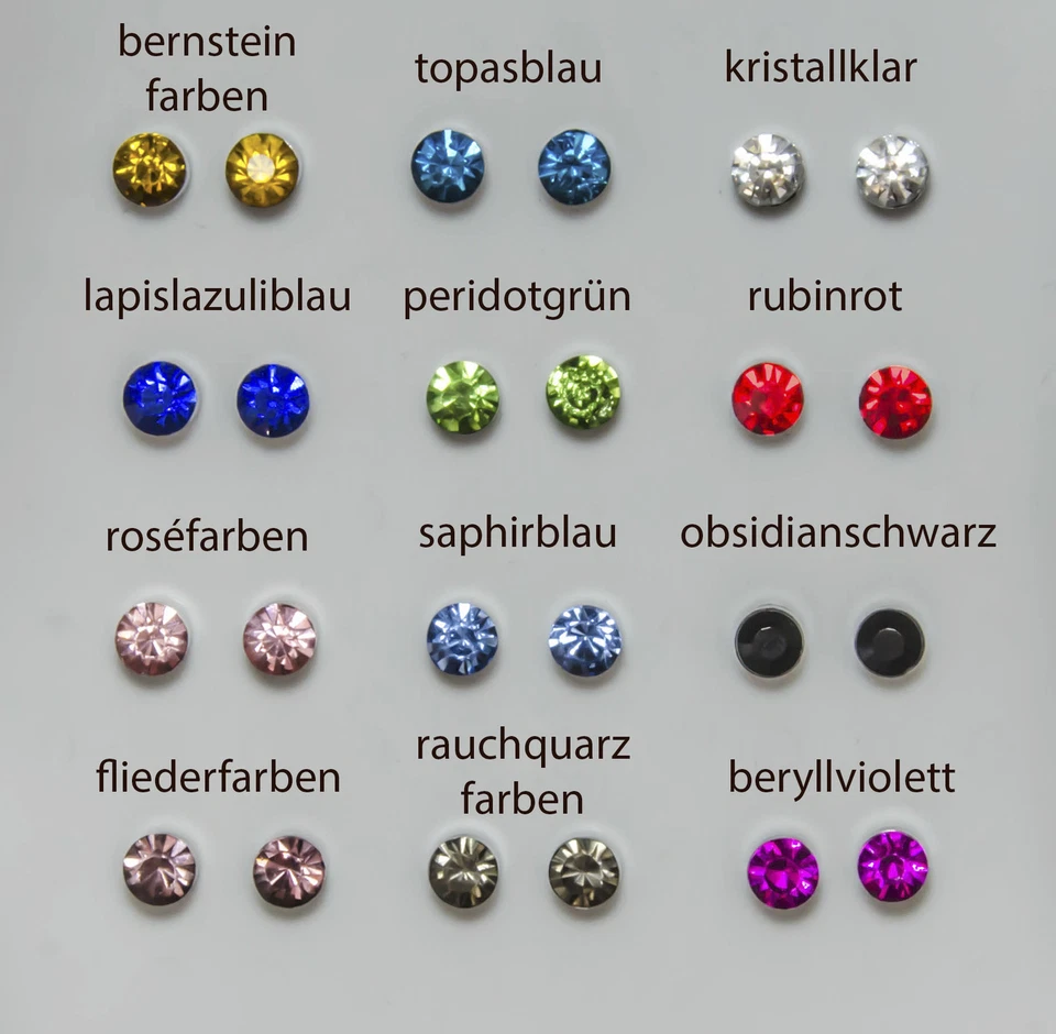 coole Magnet Ohrstecker Ohrring Fake Piercing Plug Ohr Nase Unisex 3/4/5/6/7 mm - Bild 1 von 4