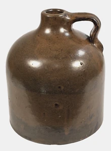 Antique Red Wing Minnesota Stoneware Co Glazed Brown Jug 1/2 Gallon 7" Tall - Picture 1 of 6