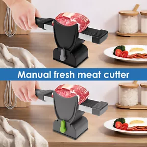 Fresh Meat Slicer Stainless Steel Manual Fresh Meat Cutter Efficient Meat qrUXK - Picture 1 of 22