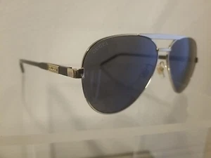 Gucci GG1163S 001 Aviator Sunglasses in Gold/Dark Havana and Gray Lens - Picture 1 of 5