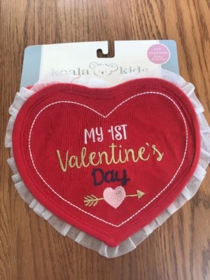 Koala Kids Girl's Cute Bib *NEW* Ships N 24h - Imagem 1 de 3