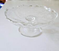 Vintage Heisey Orchid Etched Footed 6.25" Cheese or Chocolate Or Candy Stand