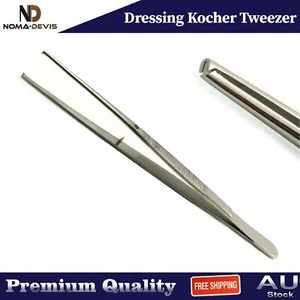 Micro Surgical Dental Dressing Kocher Tweezers Tissue Grassping Instruments NEW - Picture 1 of 5