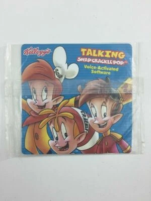Kellog's Rice Krispies Snap Crackle Pop Voice Activated Software CD-ROM NEW 2004 - Image 1 of 4