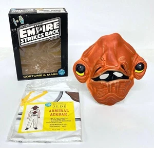 1983 Star Wars REVENGE OF THE JEDI Admiral Ackbar Ben Cooper sealed Costume ROTJ - Picture 1 of 12