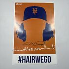 HairWeGo New York Mets Jacob deGrom Signed 18 x 12 poster