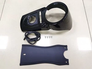 Instrument Tank Console Cover & Panel Bib For Harley Dyna Fat Bob FXDF 2008-13 - Picture 1 of 8