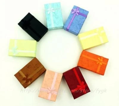 JEWELLERY GIFT BOX & POUCH FOR NECKLACE RING BRACELET EARRING CHAIN BLACK &RED - Image 1 of 4