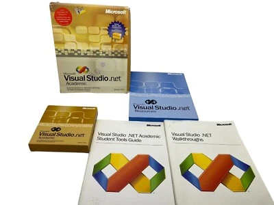 🐞 Microsoft Visual Studio .net 2003 Academic with Box CDs Key - FL - Image 1 of 4