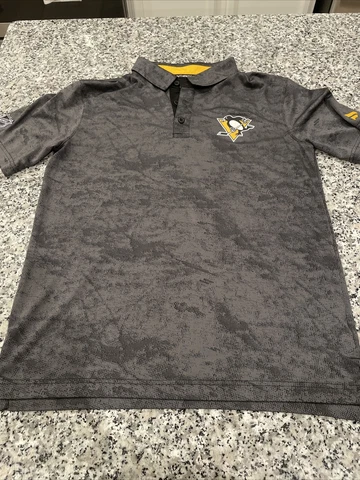 Fanatics Authentic Pro Pittsburgh Penguins Polo Shirt M Golf NHL Cover