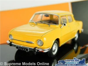 SKODA 100L MODEL CAR ORANGE 1974 1:43 SCALE IXO CLC387N CLASSIC SALOON K8 - Picture 1 of 5
