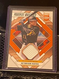 Ke'Bryan Hayes 2020 Elite Extra - Prospect Materials Orange #17/199 -  Pirates - Picture 1 of 2