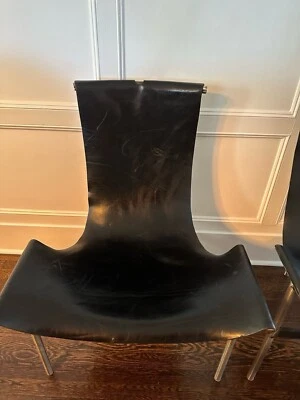 Katavolos Littel and Kelley T Chairs for Laverne International PAIR black - Image 1 of 4