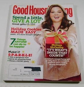 Good Housekeeping magazine MELISSA MCCARTHY COVER December 2012 issue - Imagen 1 de 1
