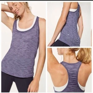 NWOT Lululemon Our Sport Tank in Heathered Purple size 4 - Picture 1 of 10