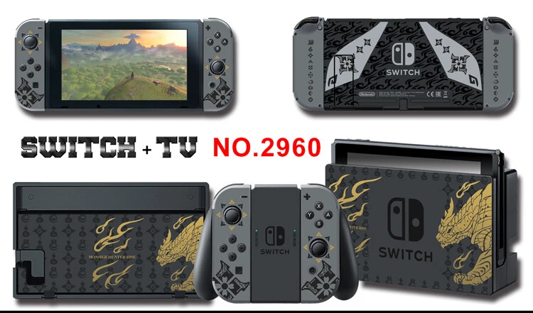 Vinyl Decal Skin Sticker Protector for Nintendo Switch Monster Hunter Rise #2960 - Image 1 of 1