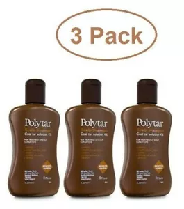 3 X 150ML Polytar Chevelu Shampooing Psoriasis Eczéma Démangeaisons Coal Tar 4% - Imagen 1 de 7