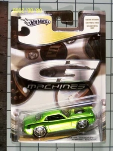 Hot Wheels 2005 1/43 G Machines, '70 Plymouth Hemi Cuda, iridescent lime green - Picture 1 of 1