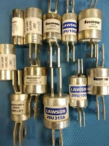 Lawson Dorman Smith Bussmann Fuses JPU JSU JHU MF ME 60KR85 100LR85 - Picture 1 of 12