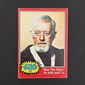 1977 STAR WARS Topps Series 2 (Red) Card # 129 May the Force be with you - Picture 1 of 2