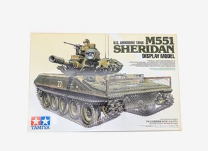 TAMIYA 1/16 #36213 M551 SHERIDAN US Airborne Tank Display Model Kit - Picture 1 of 5